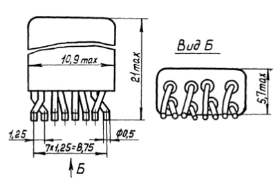 Размеры электромагнитного реле РЭК-37