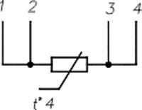 Рис.2. Схема соединений внутренних проводников для рис.1, 2, 3, 4, 5, 6, 9, 10, 11