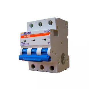 Автоматический выключатель УКРЕМ ВА-2010-S 3р 50А АСКО фото 1
